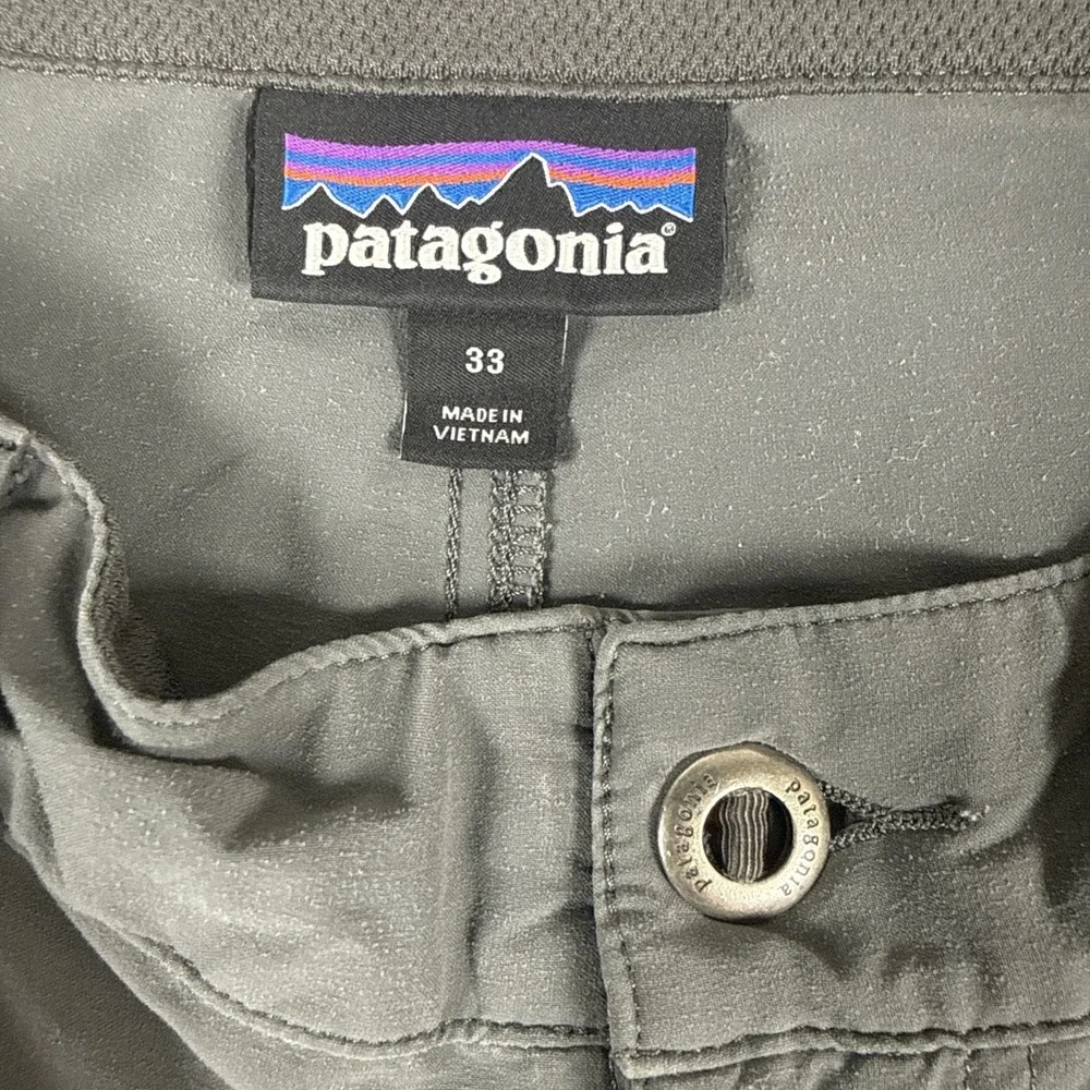 Patagonia Pants Mens 33 (34x30) Gray Quandary Forge Hiking Tech Outdoor